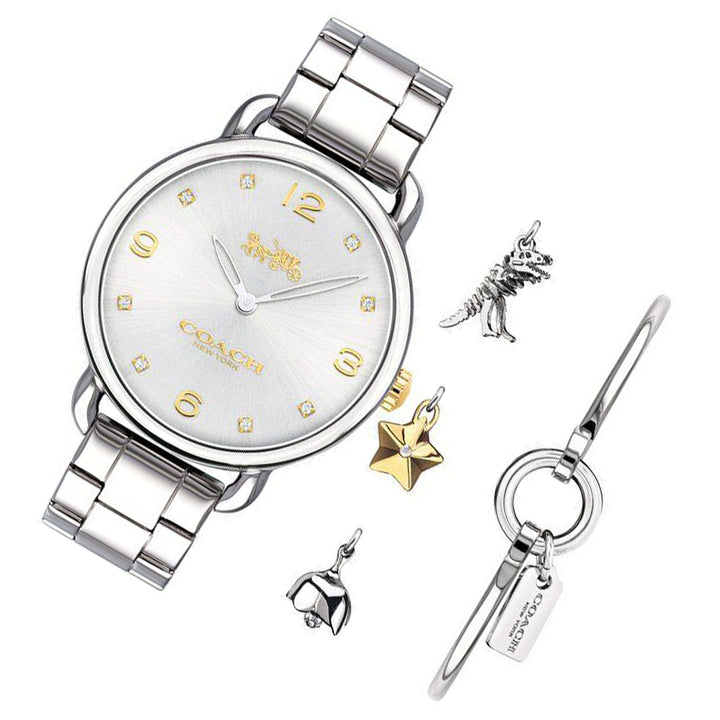 Coach Delancey Ladies Watch and Charms Gift Set - 14000056