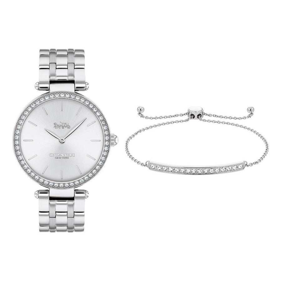 Coach Park Stainless Steel Women's Watch and Bracelet - 14000070