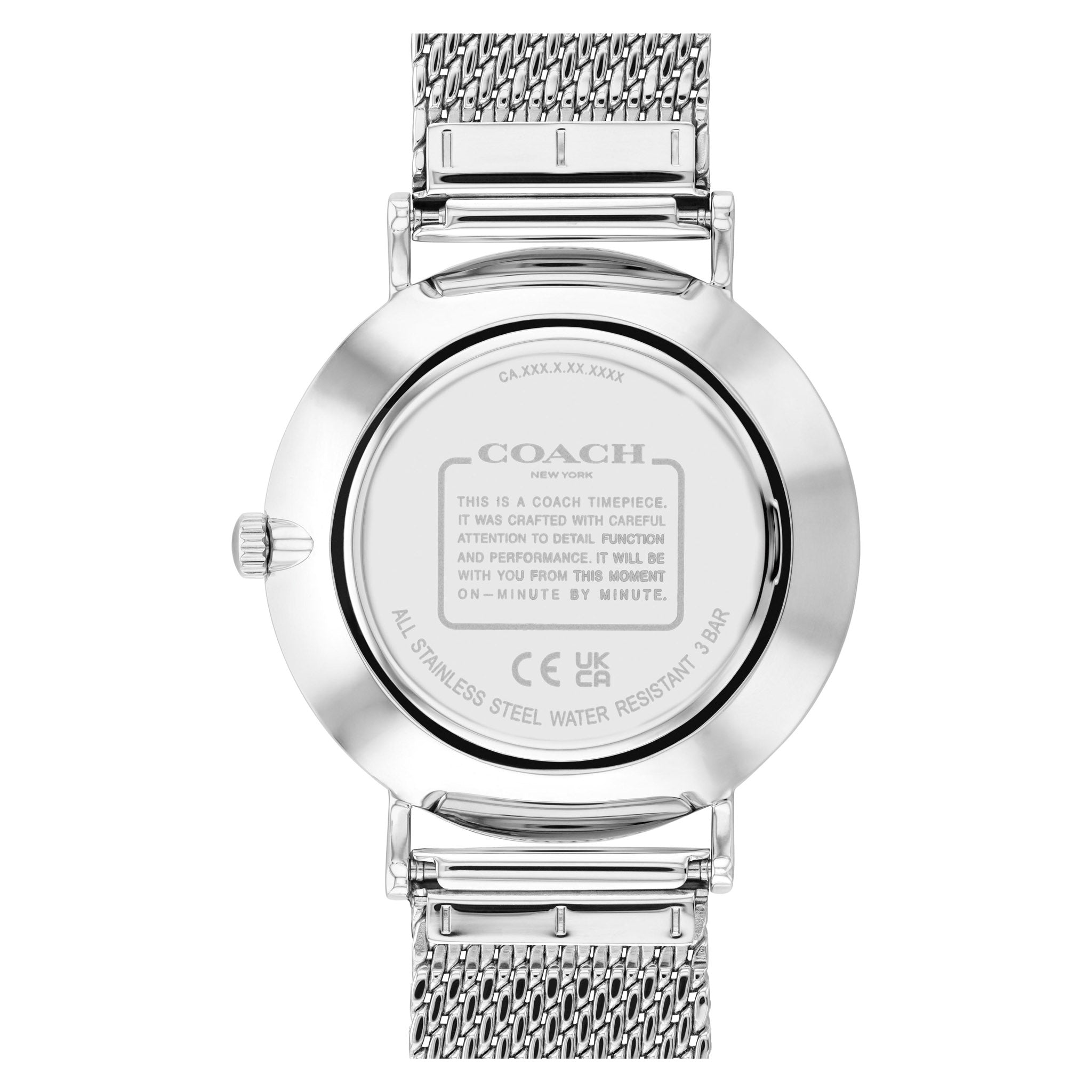 Coach Perry Steel Mesh Blue Dial Women's Watch with Bracelet Gift Set - 14000081