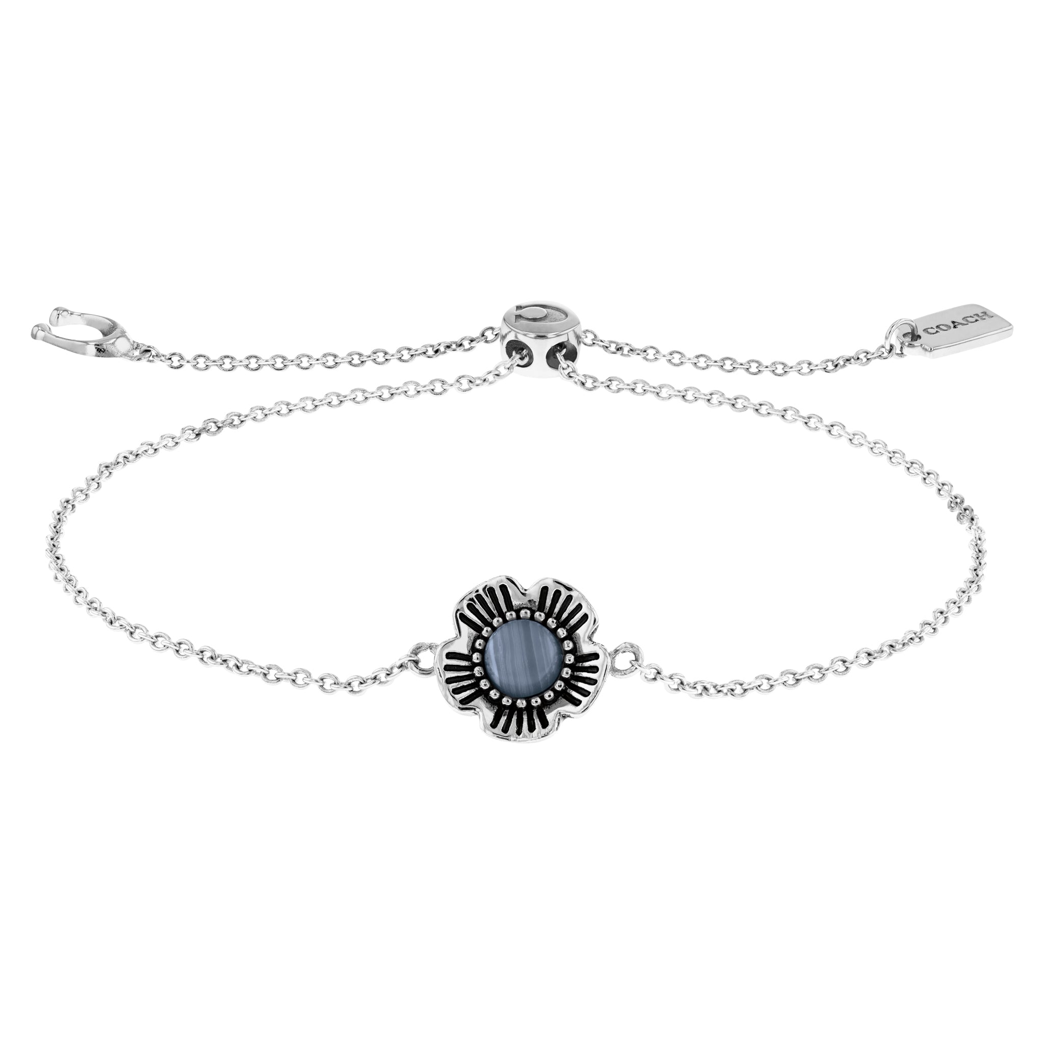 Coach Perry Steel Mesh Blue Dial Women's Watch with Bracelet Gift Set - 14000081