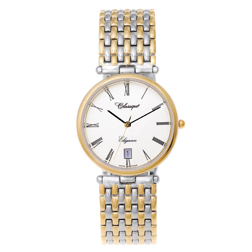 Classique Elegance Two-Tone Steel Men's Swiss Watch - 1443EB