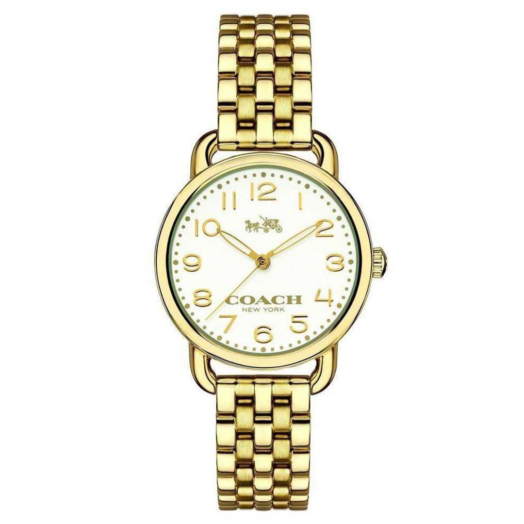 Coach Delancey Gold Tone Women's Watch - 14502241