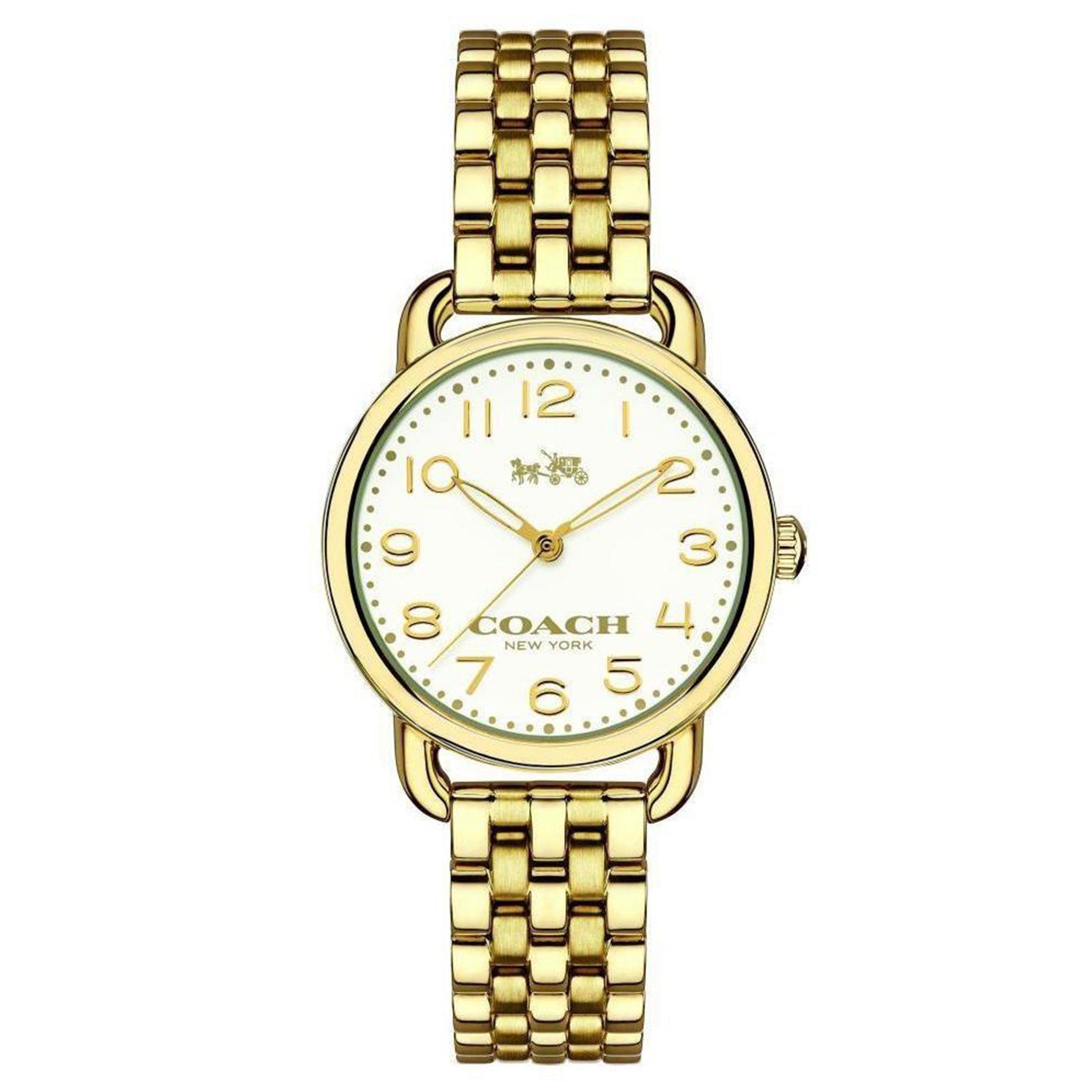 Coach Delancey Gold Tone Women's Watch - 14502241