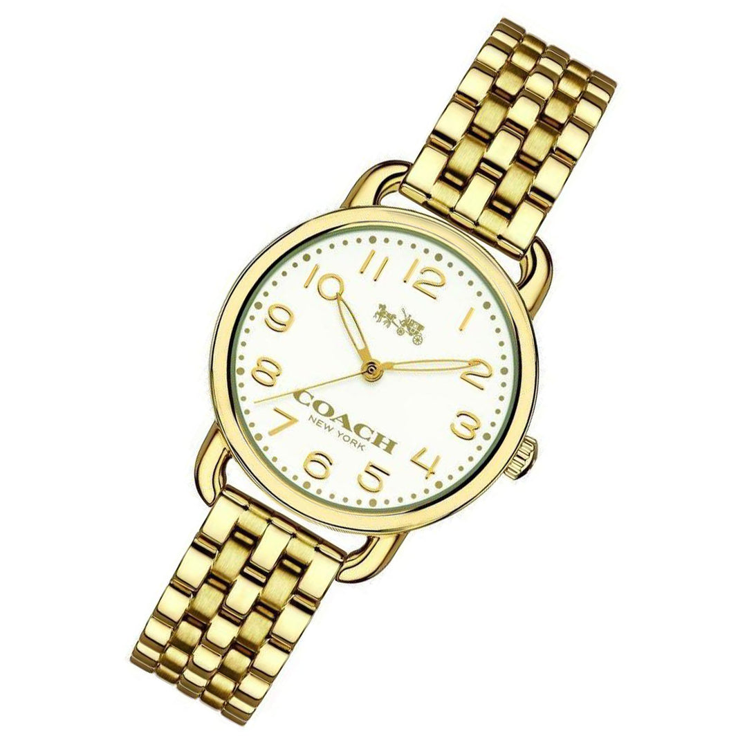 Coach Delancey Gold Tone Women's Watch - 14502241