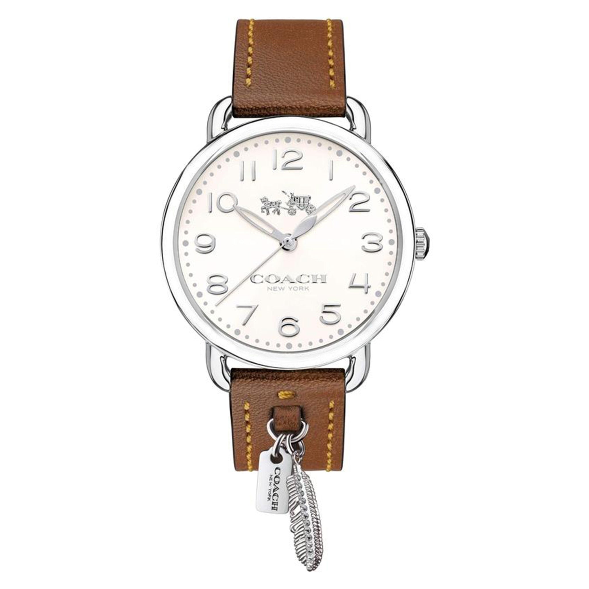 Coach Delancey Leather Ladies Watch - 14502741