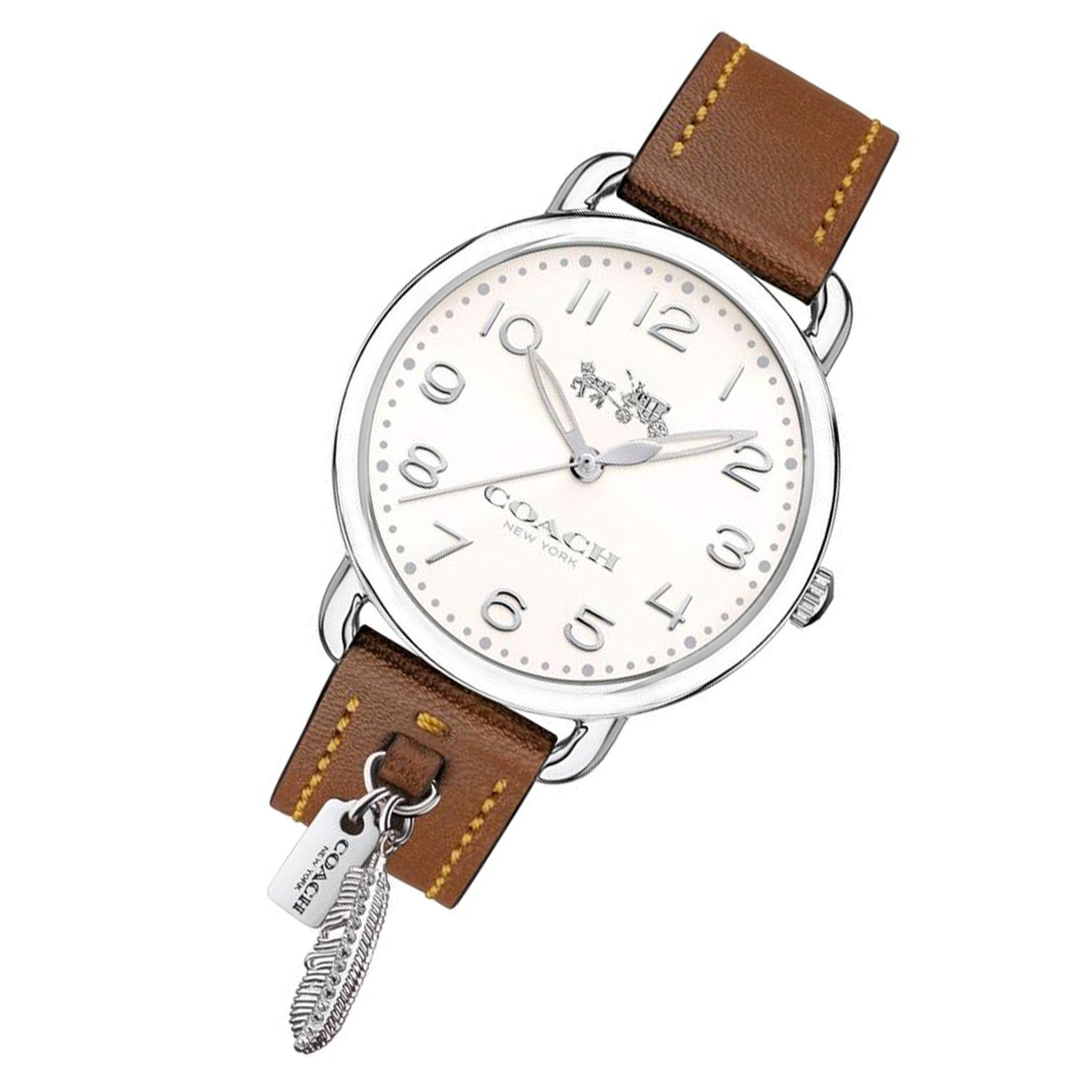 Coach Delancey Leather Ladies Watch - 14502741