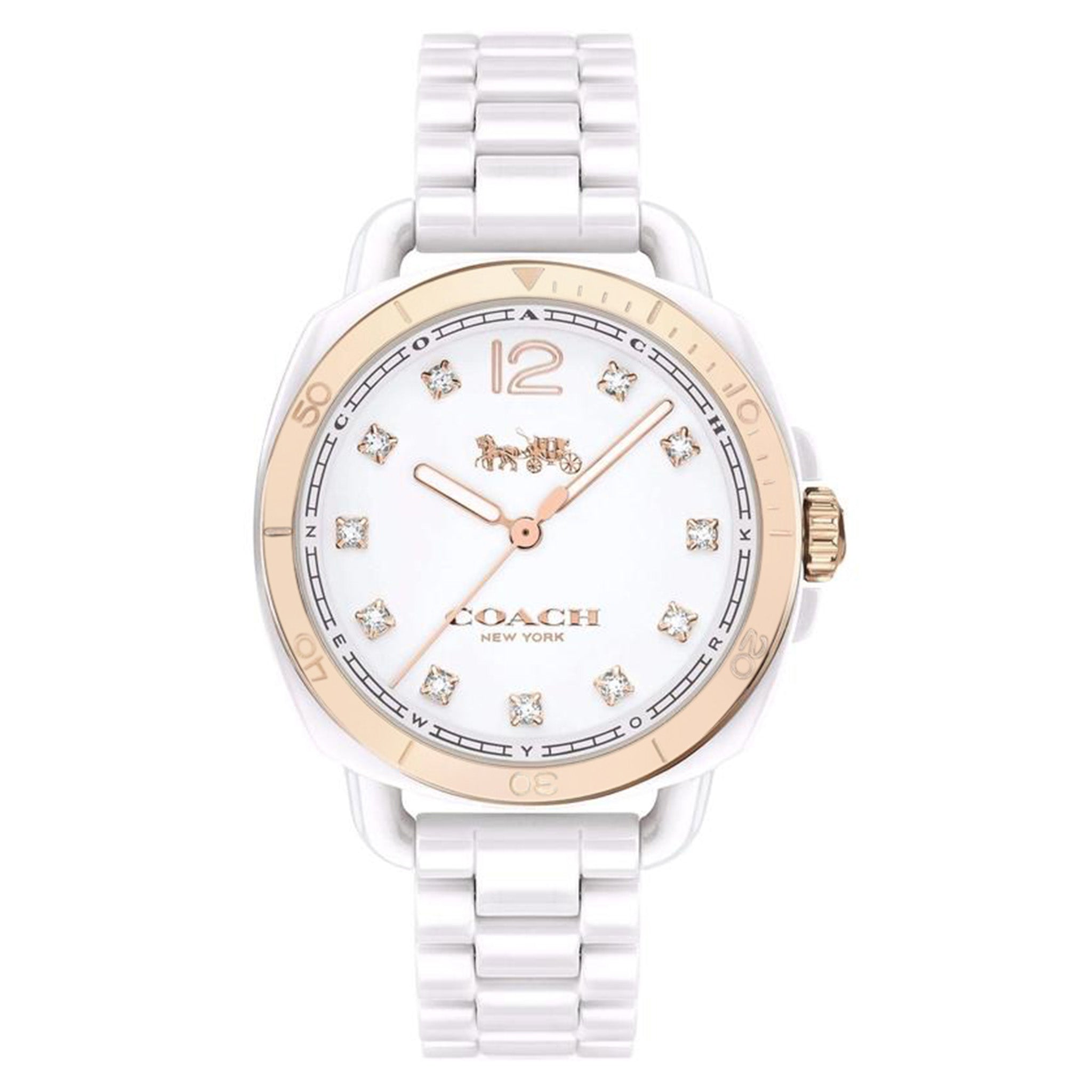 Coach Tatum Ceramic Ladies Watch - 14502752