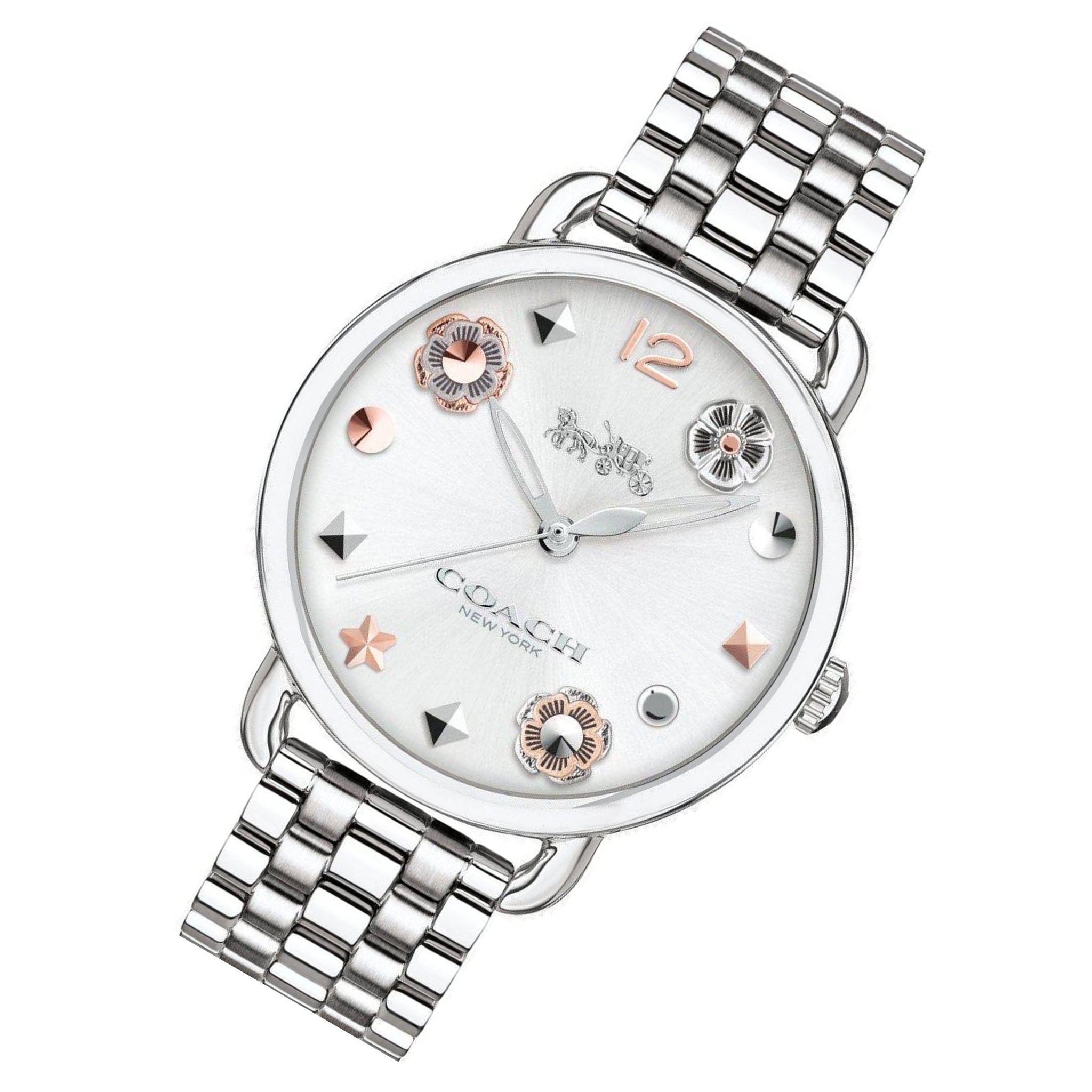 Coach Delancey Silver Ladies Watch - 14502810