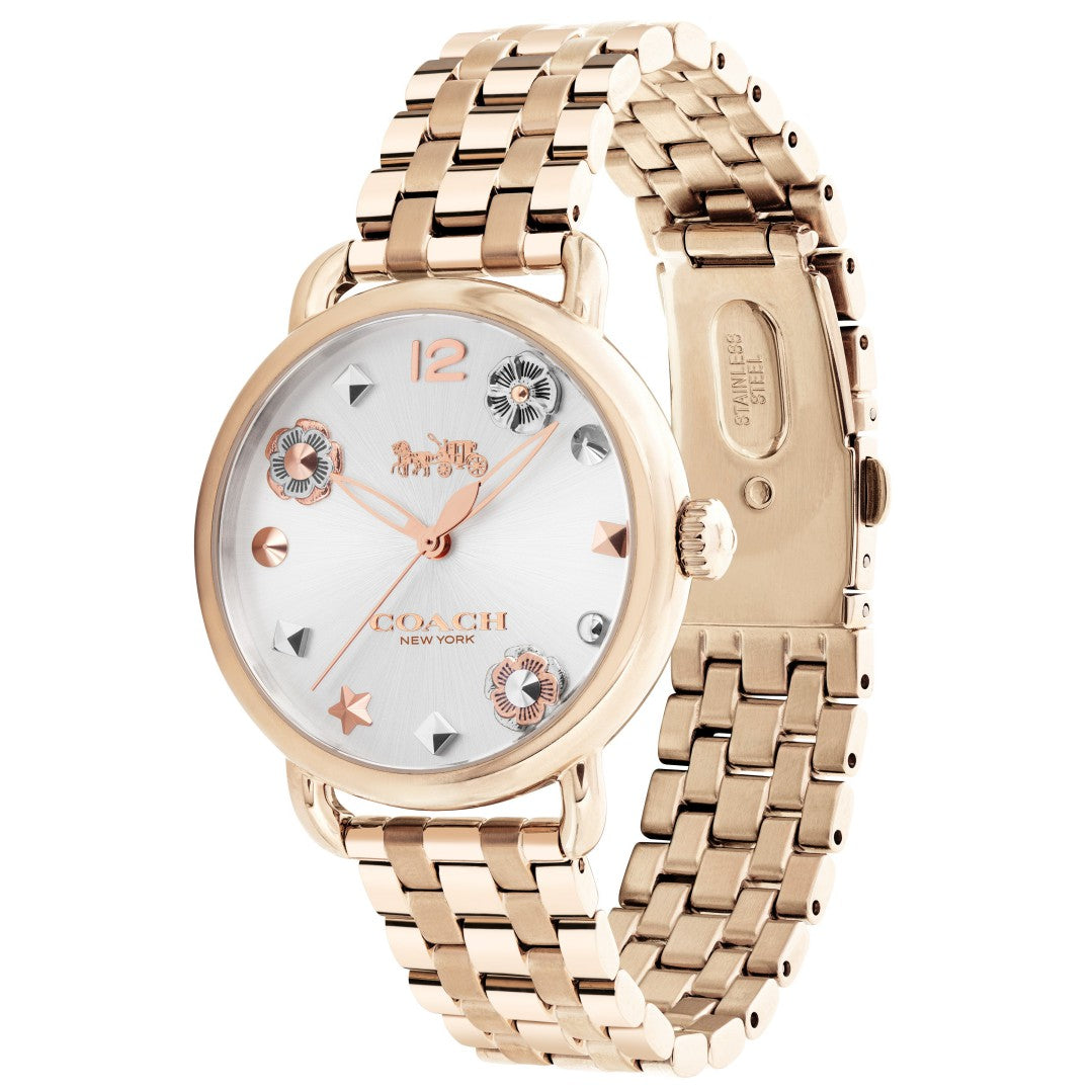 Coach Delancey Gold Quartz Ladies Watch - 14502811