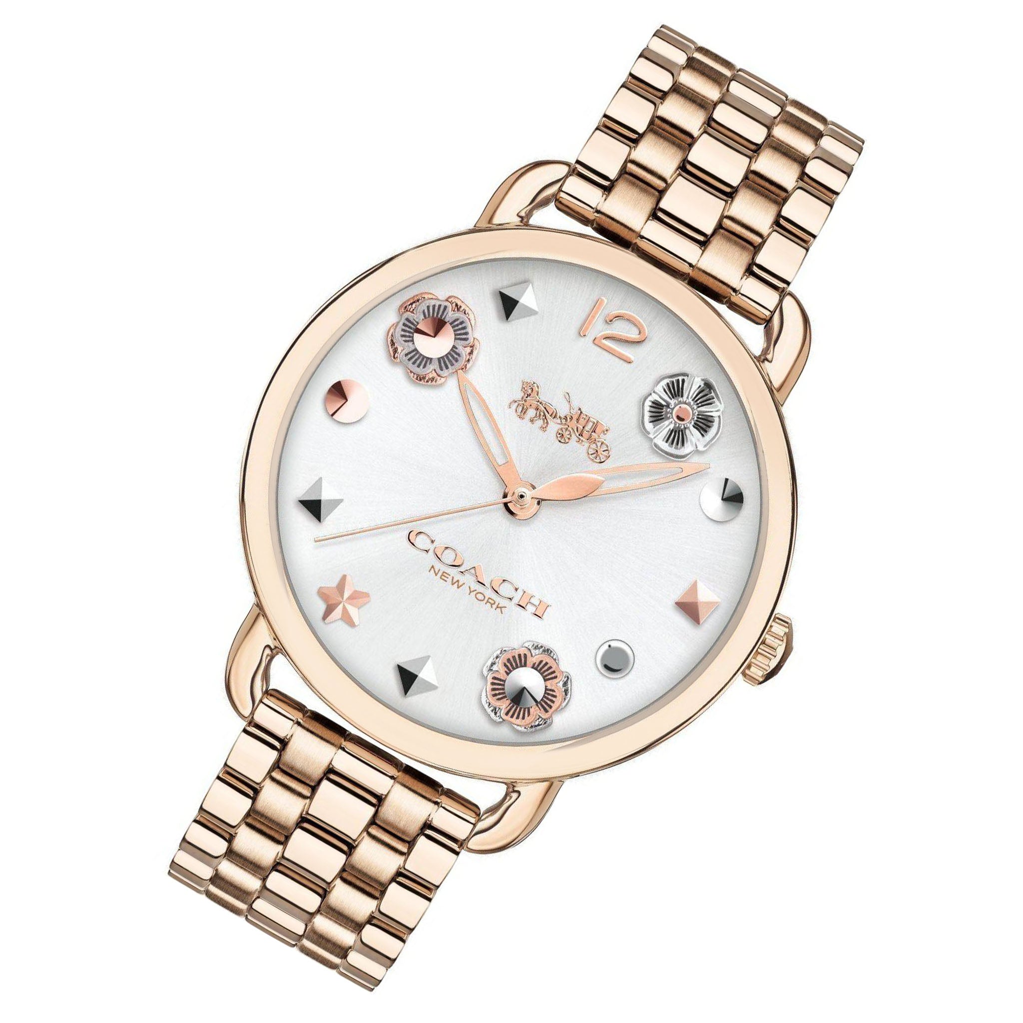 Coach Delancey Gold Quartz Ladies Watch - 14502811