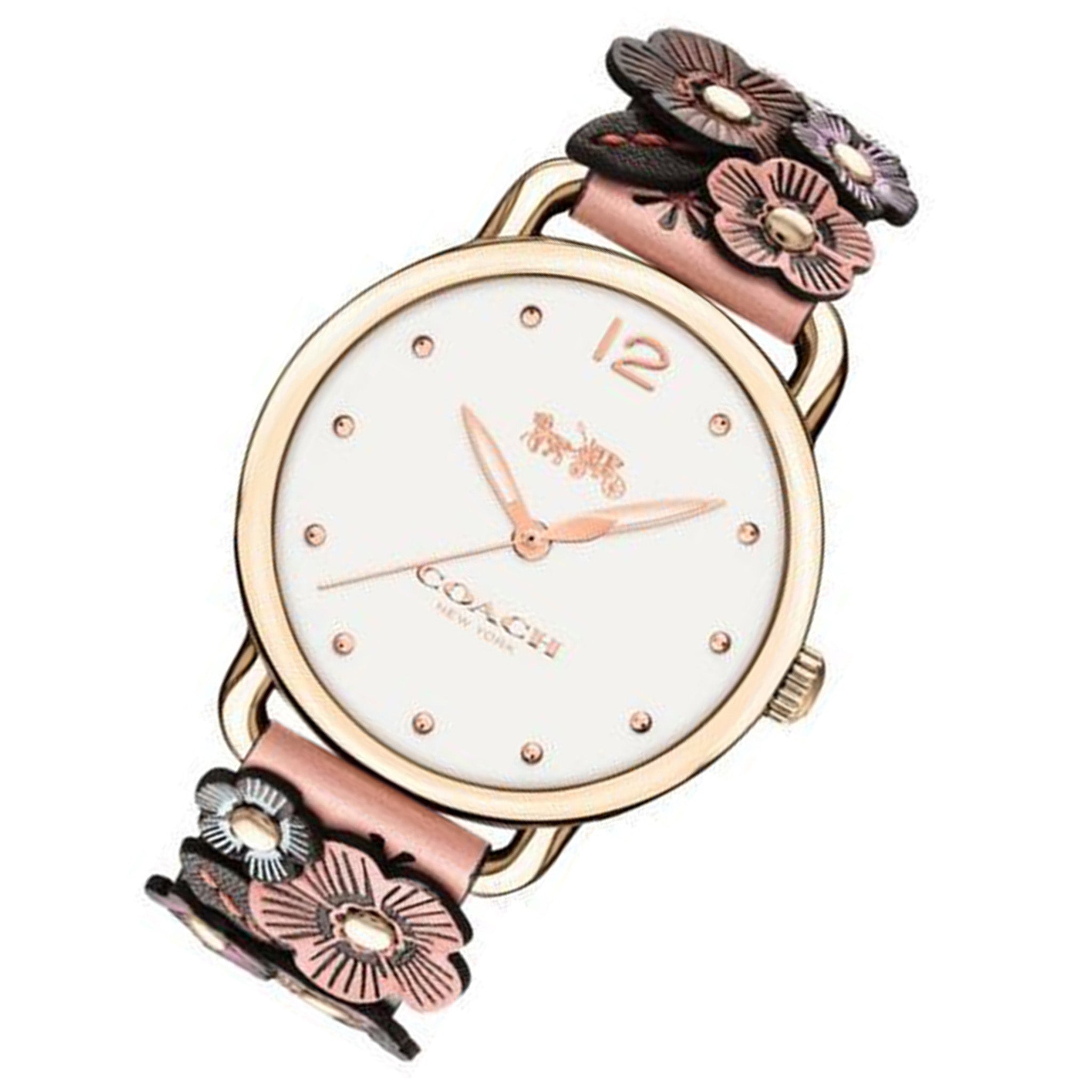 Coach Ladies Delancey Tea Rose Watch - 14502822