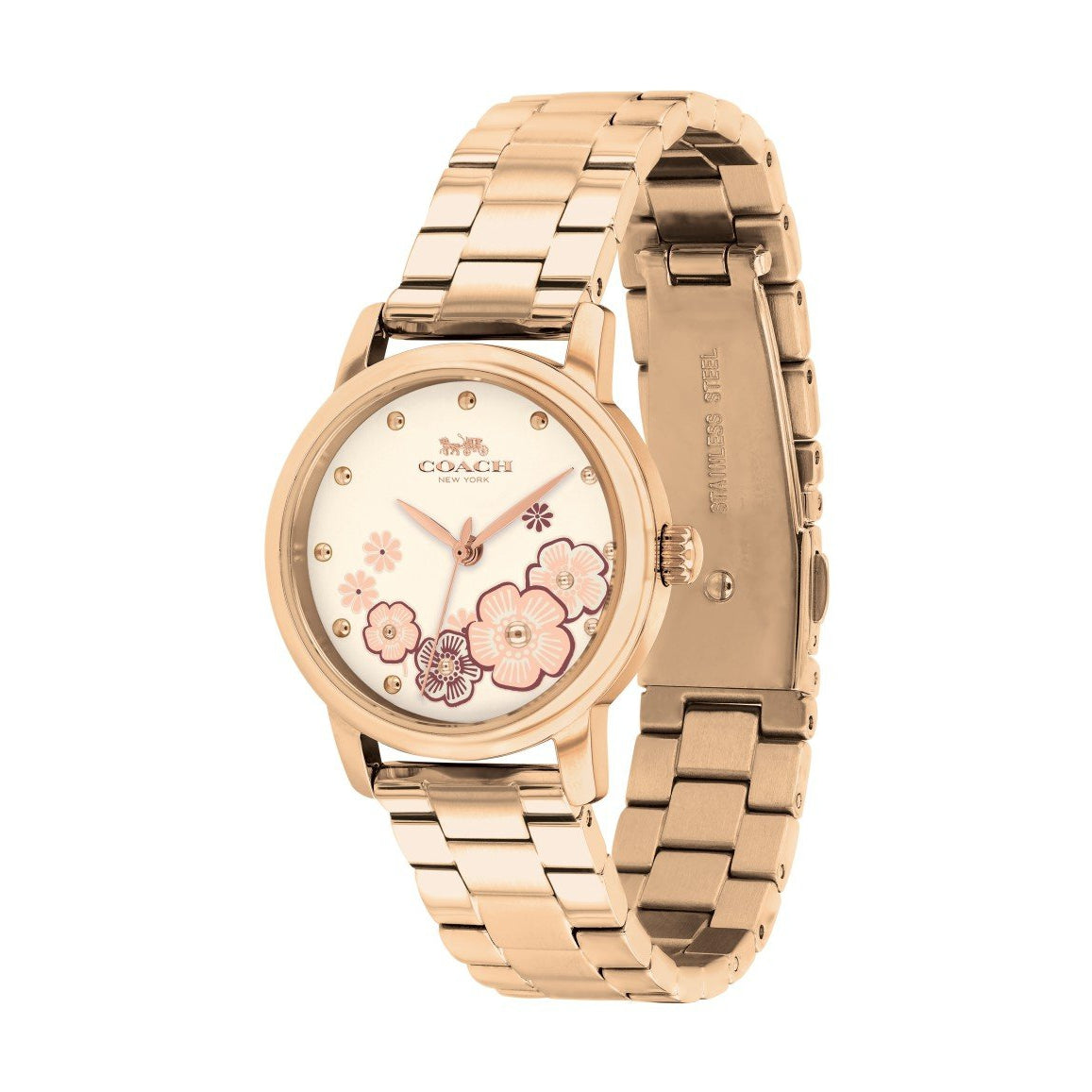 Coach Ladies Carnation Gold Grand Watch - 14503007