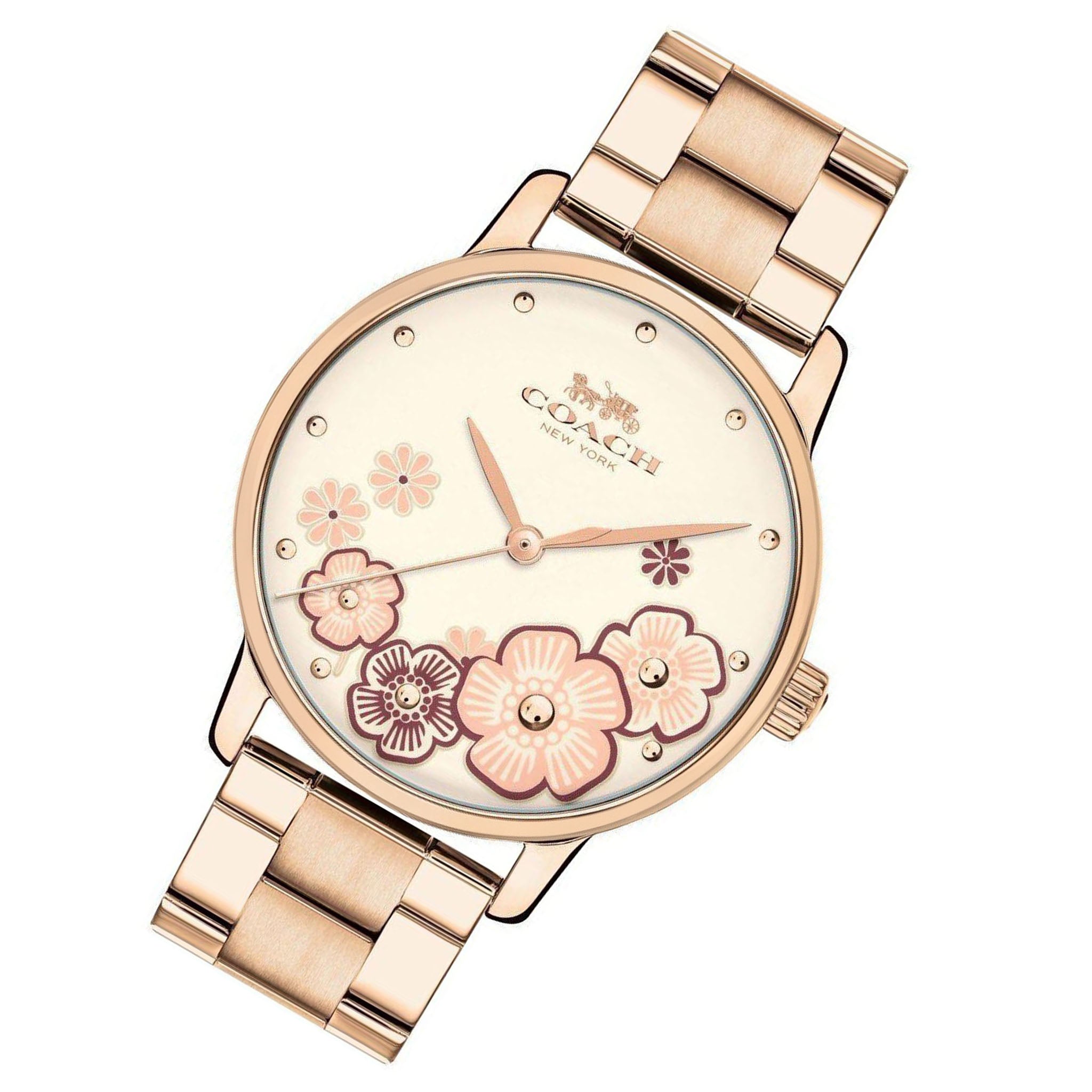 Coach Ladies Carnation Gold Grand Watch - 14503007