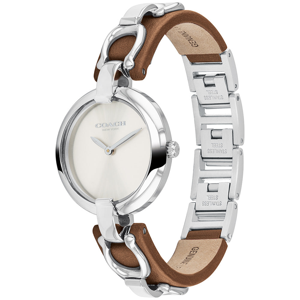 Coach Chrystie Minimalist Leather Women's Watch - 14503090