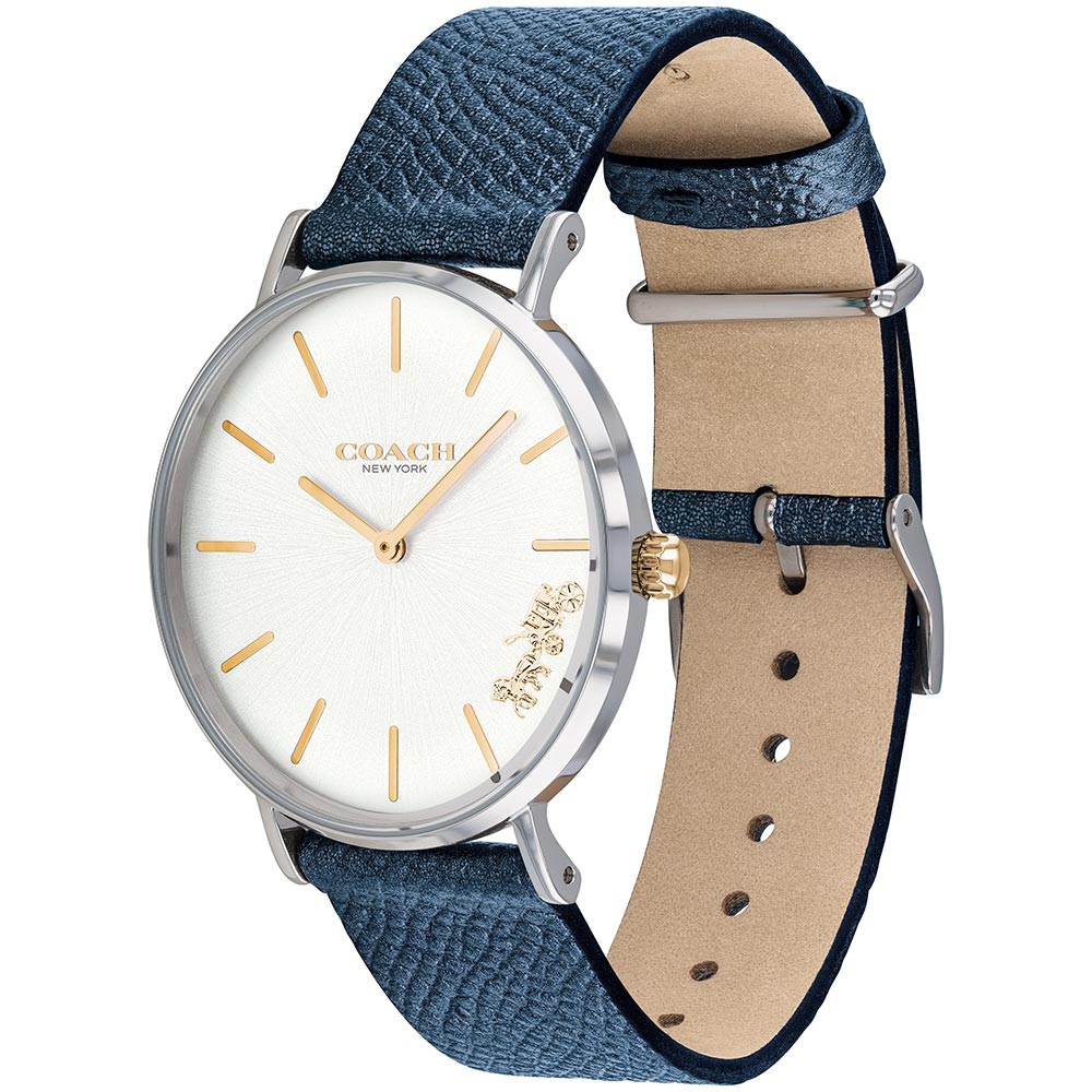 Coach Perry Blue Leather Women's Watch - 14503156