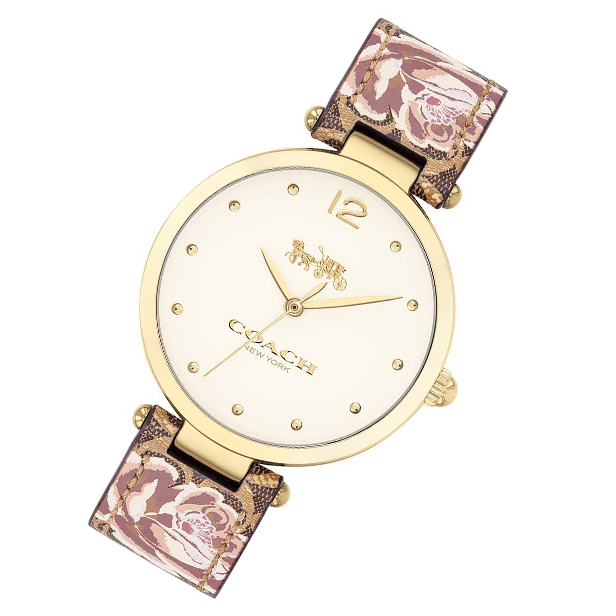 Coach Park Floral Leather Women's Watch - 14503178