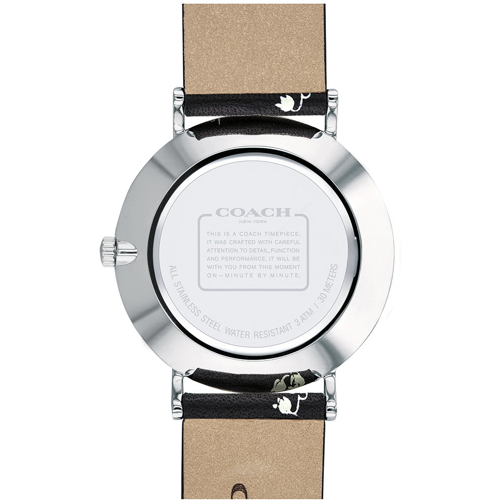 Coach Perry Floral Calfskin Ladies Watch - 14503227