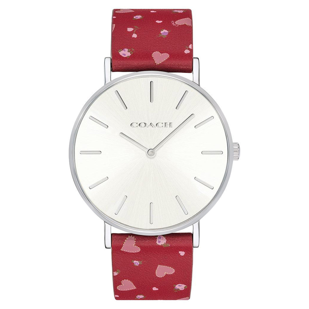 Coach Perry Patterned Leather Ladies Watch - 14503228