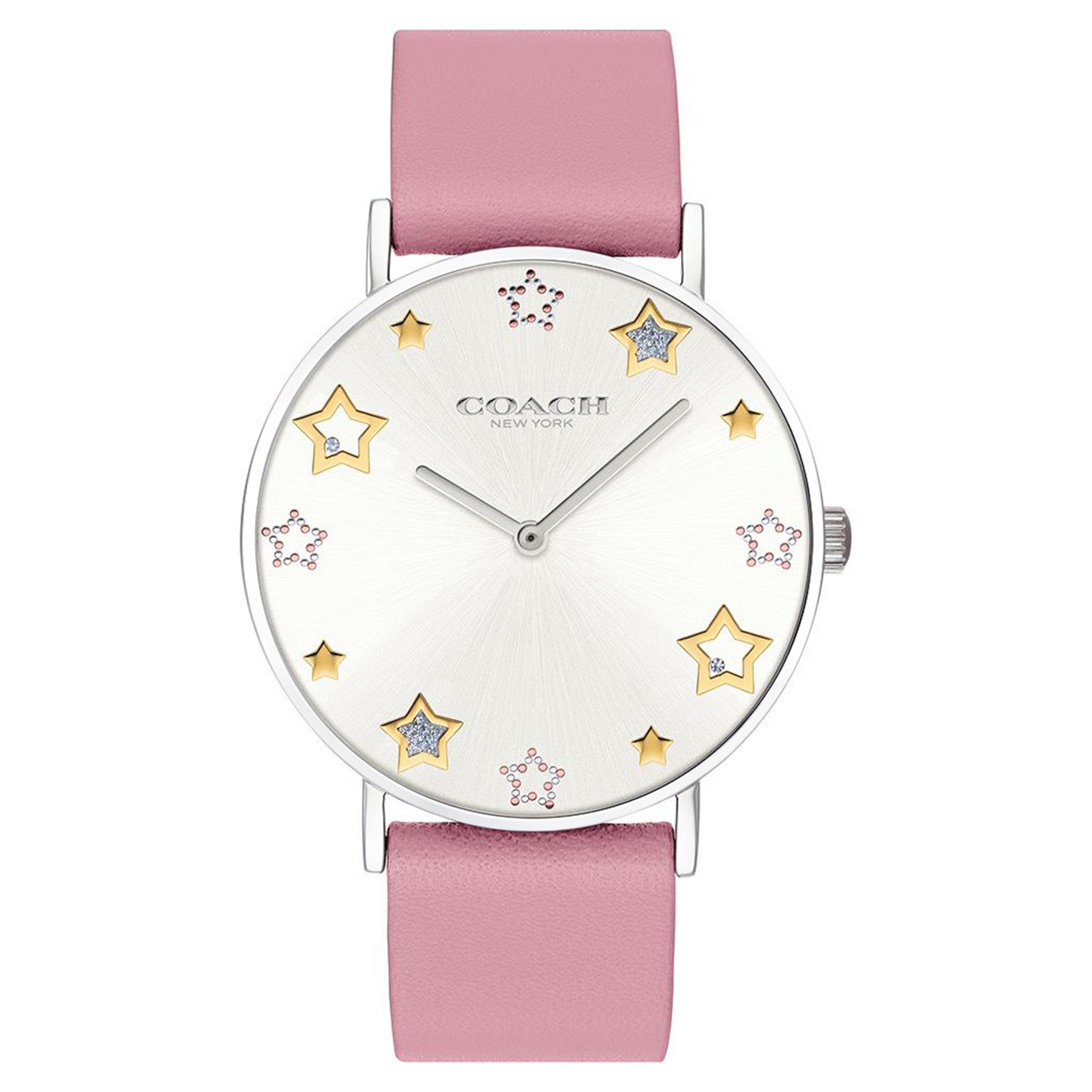 Coach Perry Pink Leather Ladies Watch - 14503243