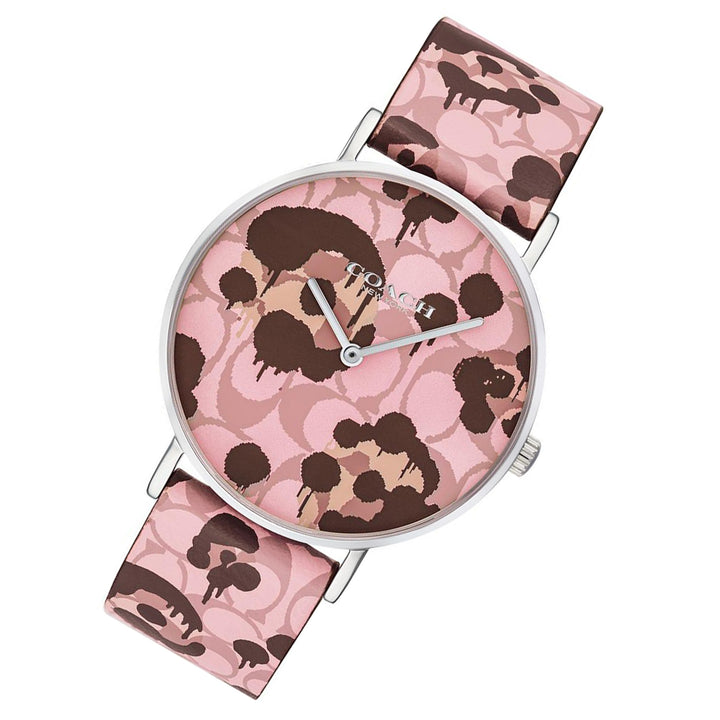 Coach Perry Signature C Leather Ladies Watch - 14503246