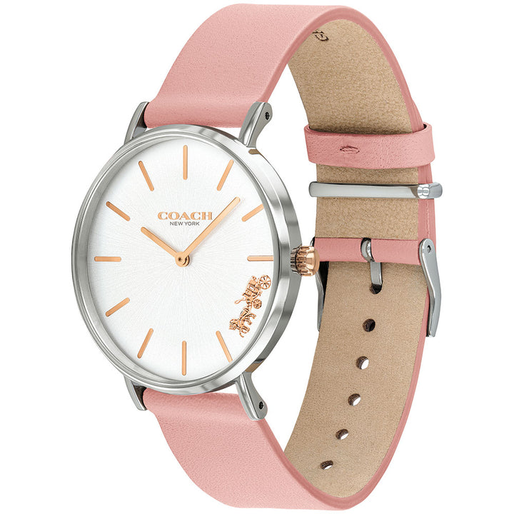 Coach Perry Pink Leather Ladies Watch - 14503258