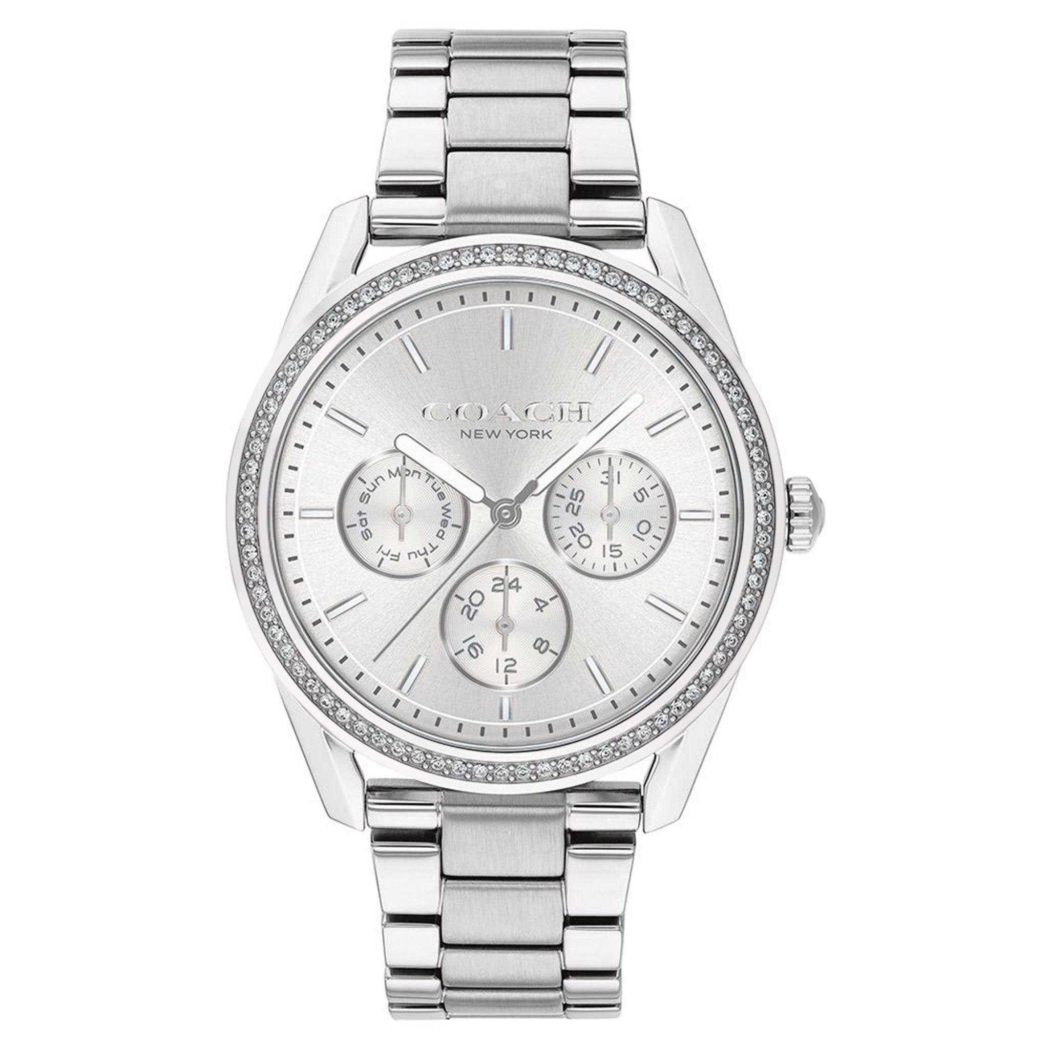 Coach Preston Stainless Steel Ladies Sport Watch - 14503265