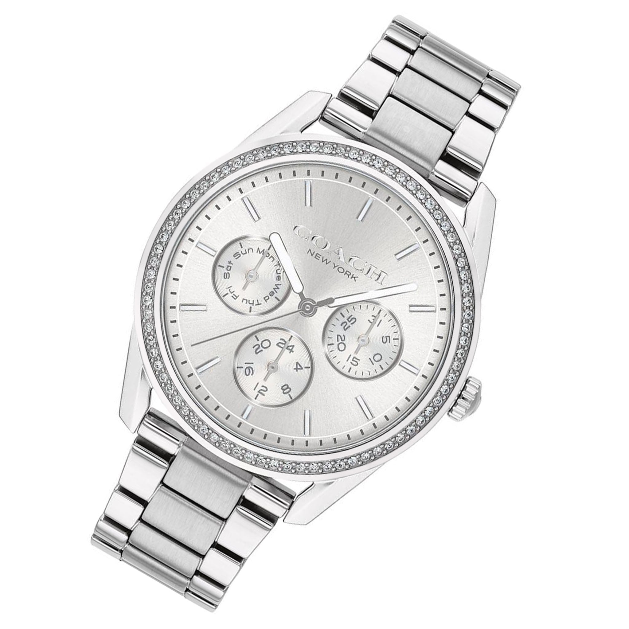 Coach Preston Stainless Steel Ladies Sport Watch - 14503265