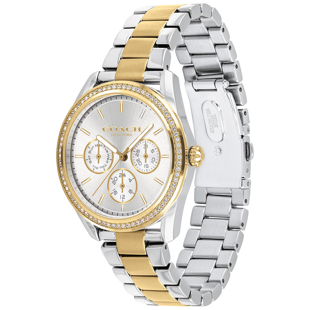 Coach Preston Two-Tone Ladies Sport Watch - 14503268