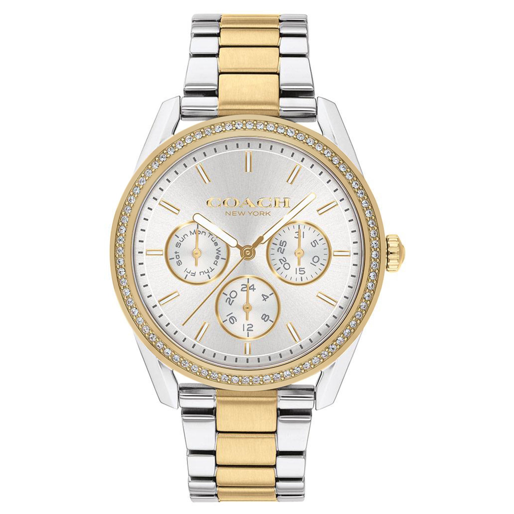 Coach Preston Two-Tone Ladies Sport Watch - 14503268