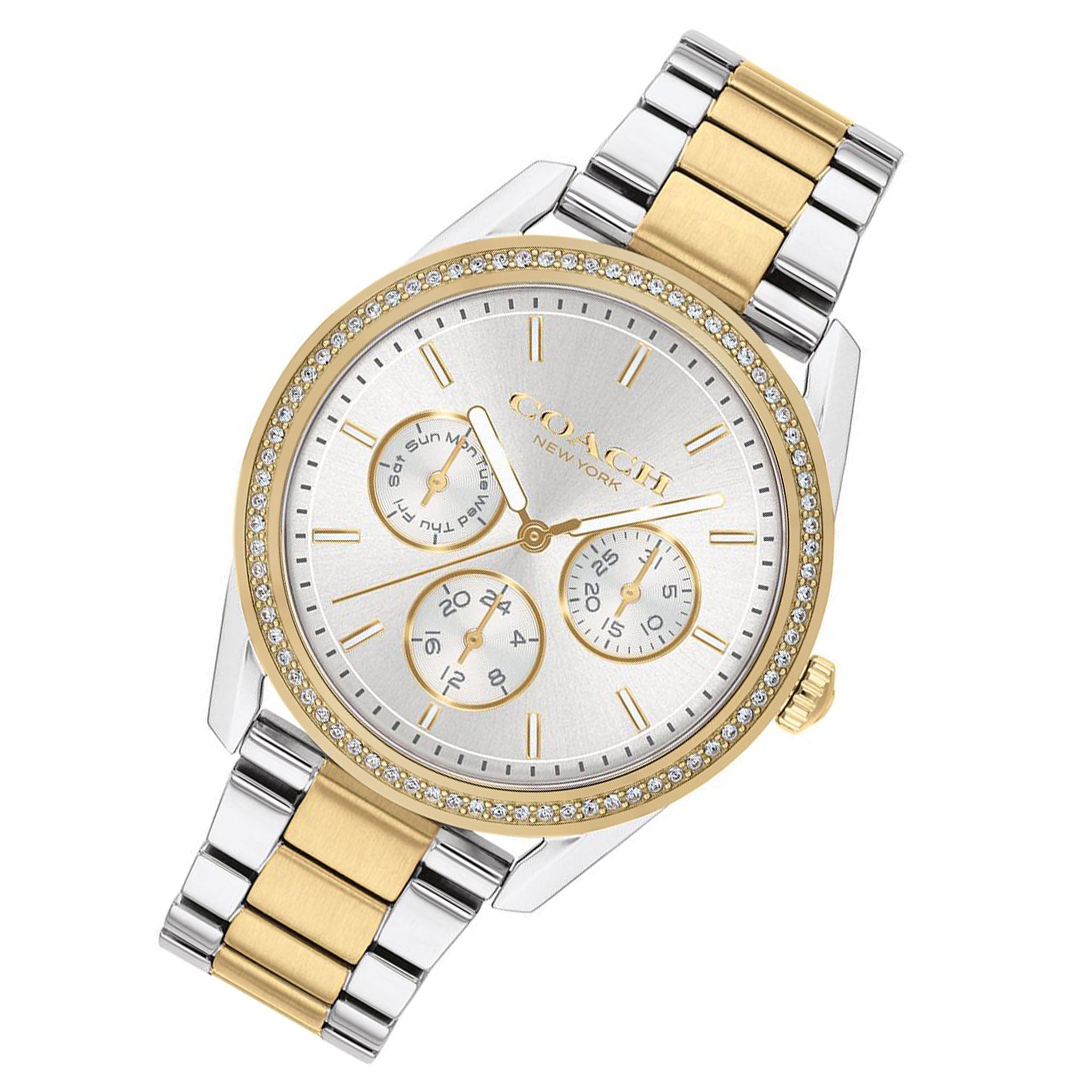Coach Preston Two-Tone Ladies Sport Watch - 14503268
