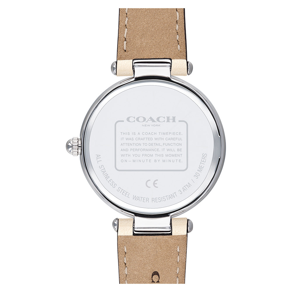 Coach Park Chalk Leather Ladies Watch - 14503284