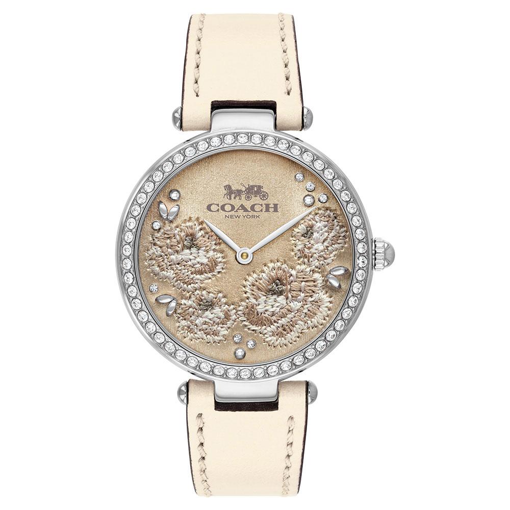 Coach Park Chalk Calfskin Women  Watch - 14503284