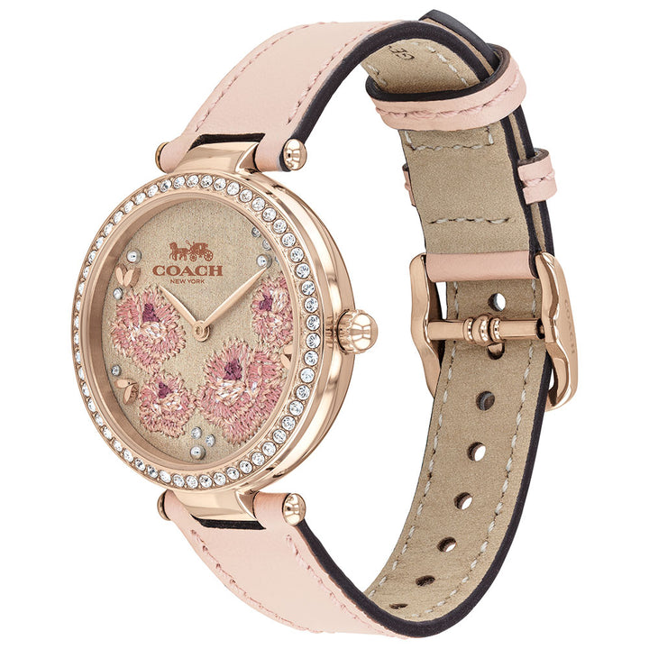 Coach Park Pink Leather Ladies Watch - 14503285