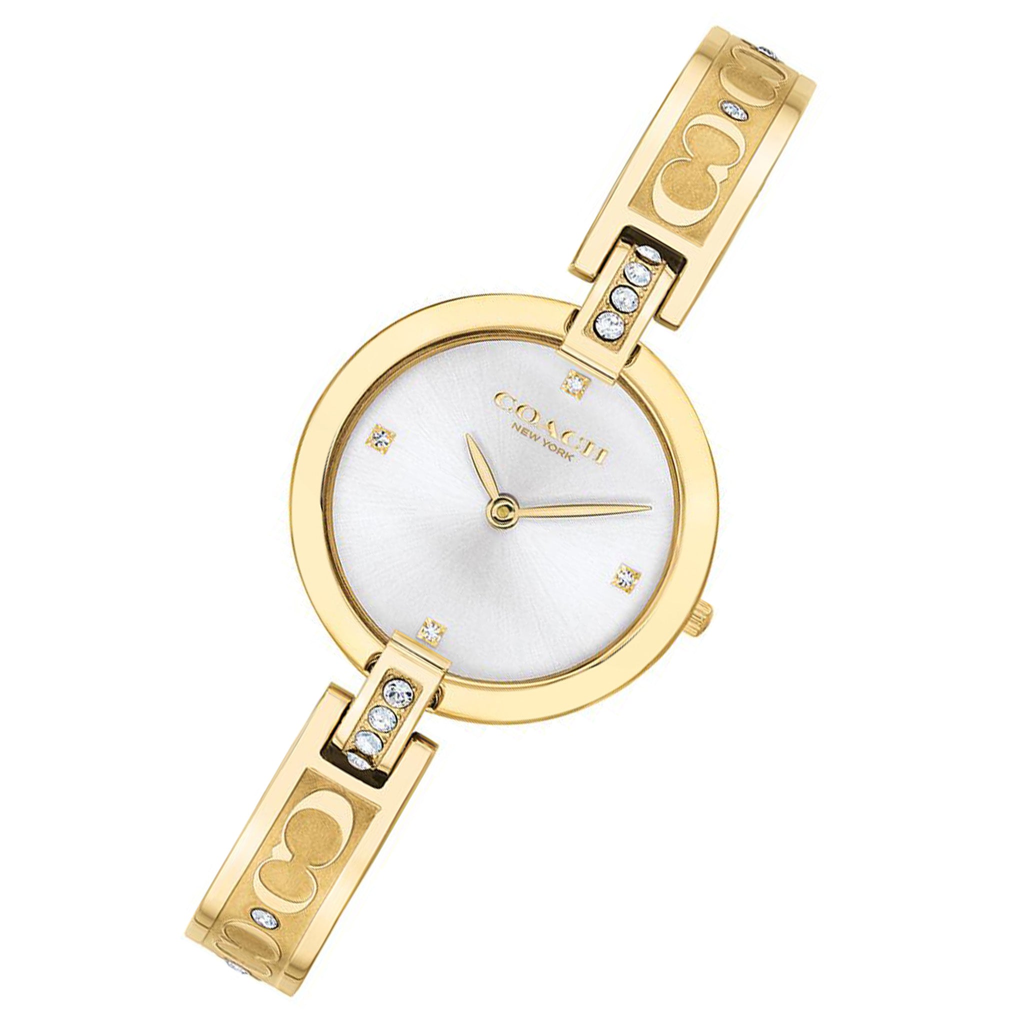 Coach Chrystie Gold Steel Ladies Watch - 14503318