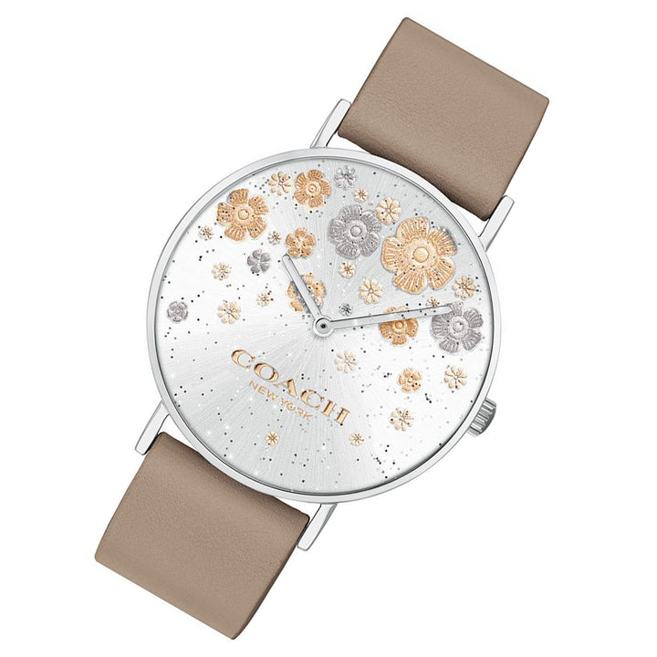 Coach Perry Stone Leather Ladies Watch - 14503326