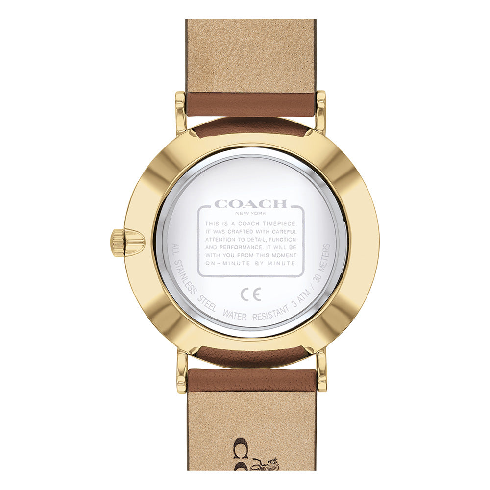 Coach Perry Brown Leather Ladies Watch - 14503331