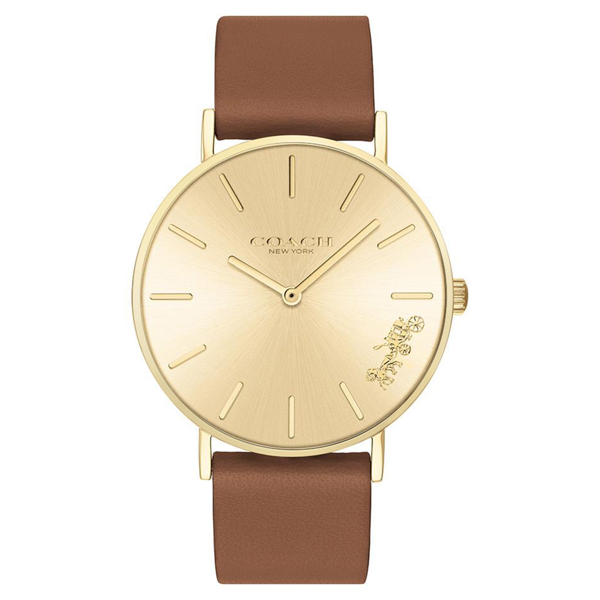 Coach Perry Brown Leather Ladies Watch - 14503331