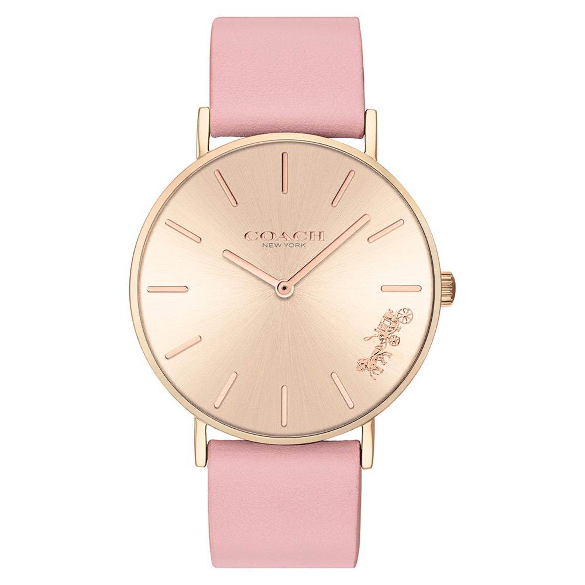 Coach Perry Pink Leather Ladies Watch 14503332 The Watch Factory Australia