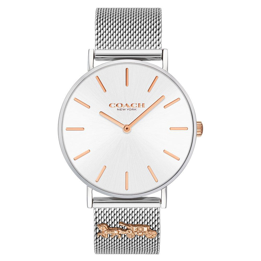 Coach Perry Silver Mesh Ladies Watch - 14503336