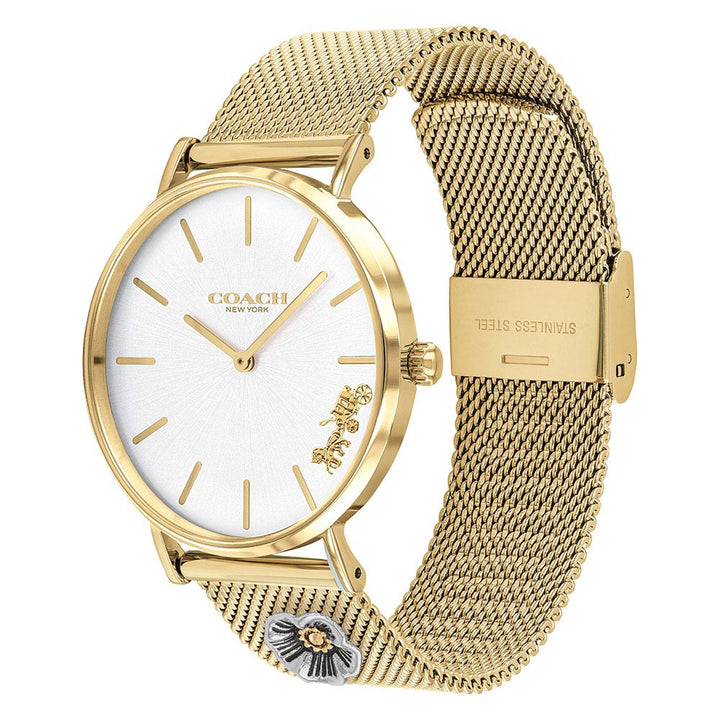 Coach Perry Gold Mesh Ladies Watch - 14503337
