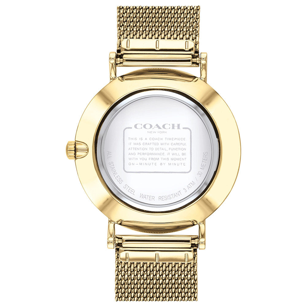 Coach Perry Gold Mesh Ladies Watch - 14503337