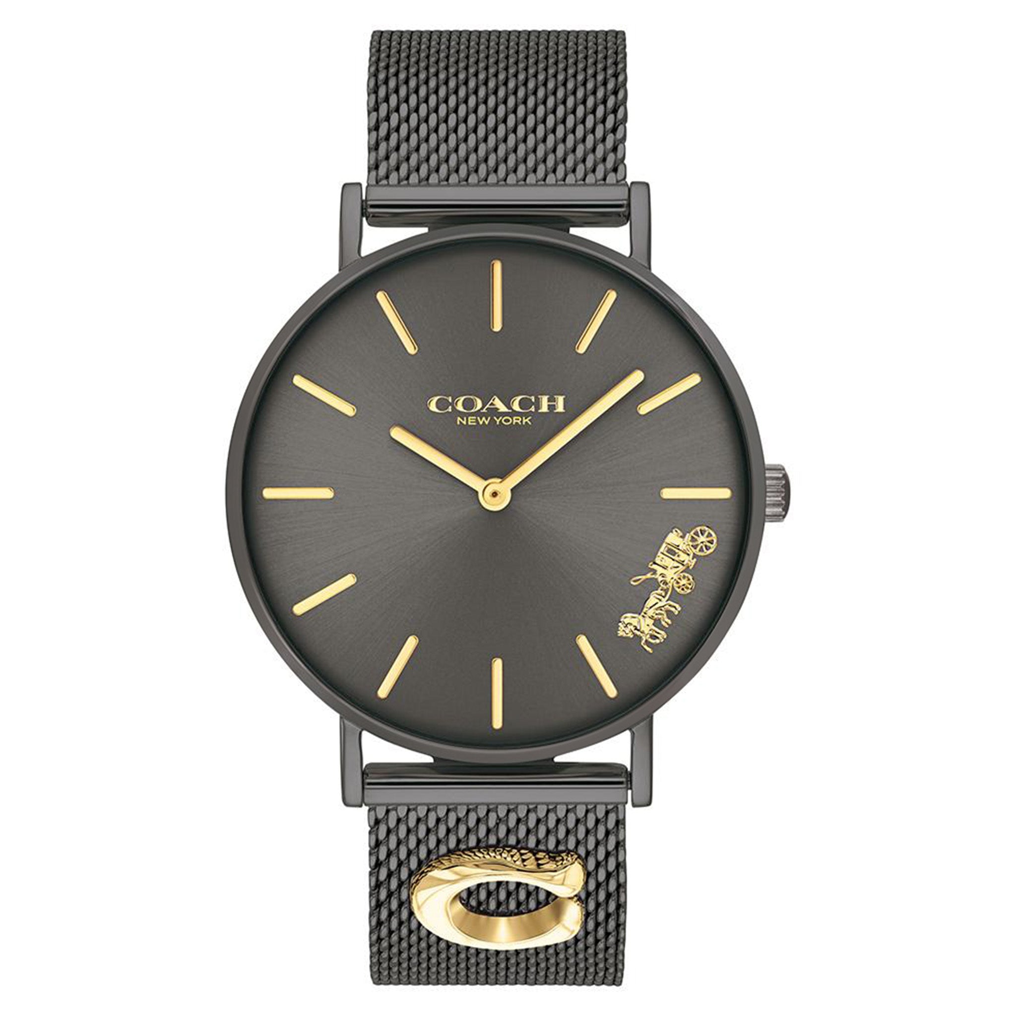 Coach Perry Black Mesh Ladies Watch - 14503339