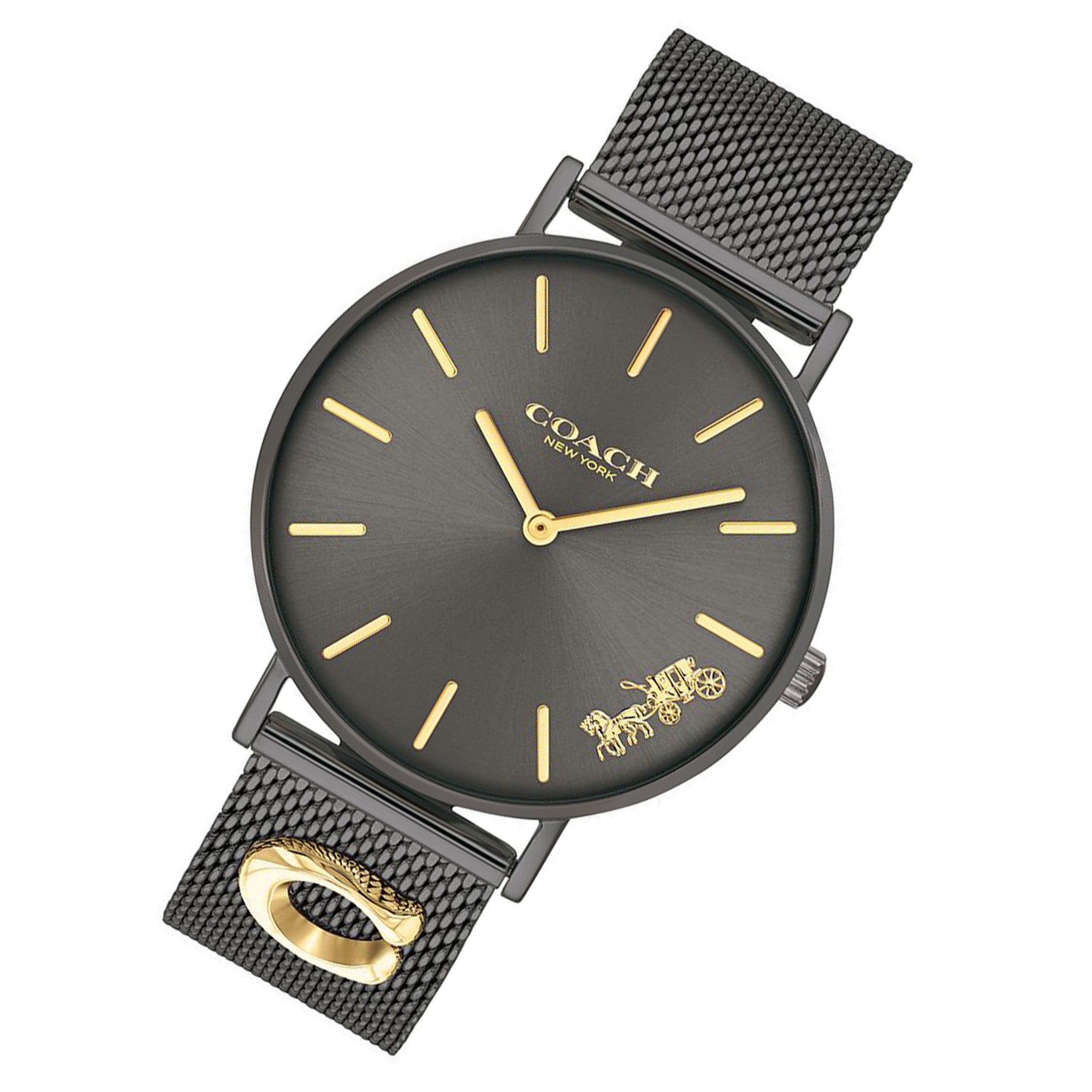 Coach Perry Black Mesh Ladies Watch - 14503339