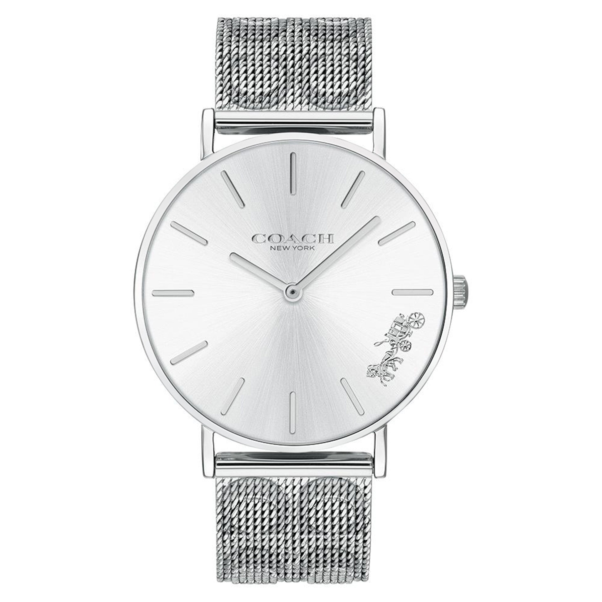 Coach Perry Silver Mesh Ladies Watch - 14503341
