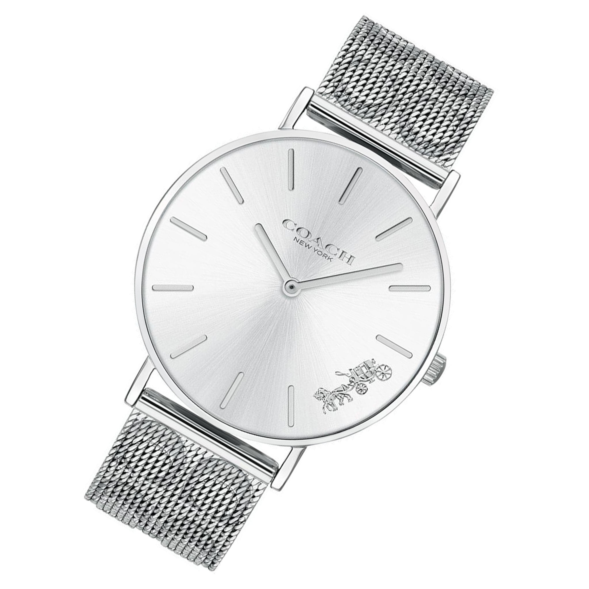 Coach Perry Silver Mesh Ladies Watch - 14503341
