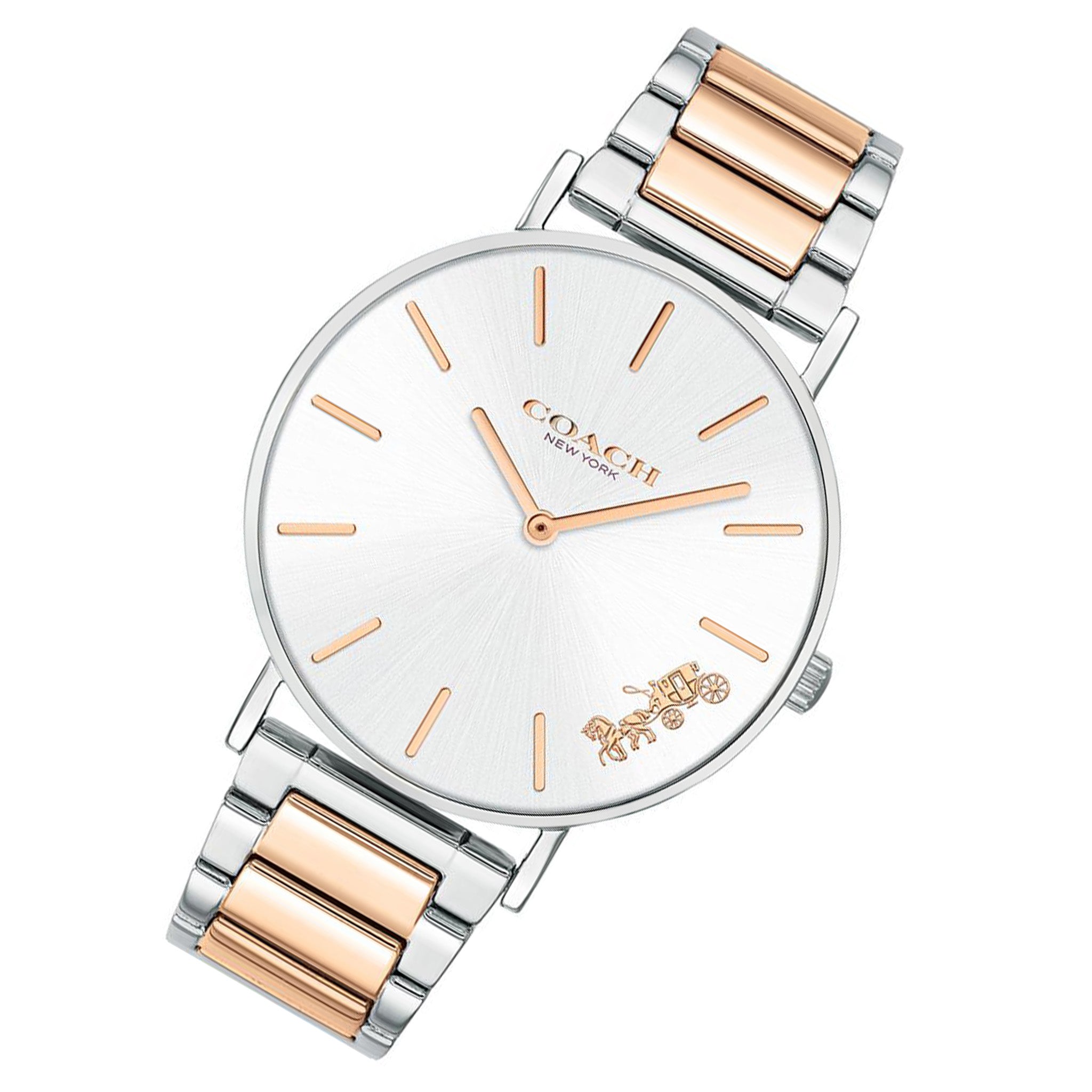 Coach Perry Two-Tone Steel Ladies Watch - 14503346