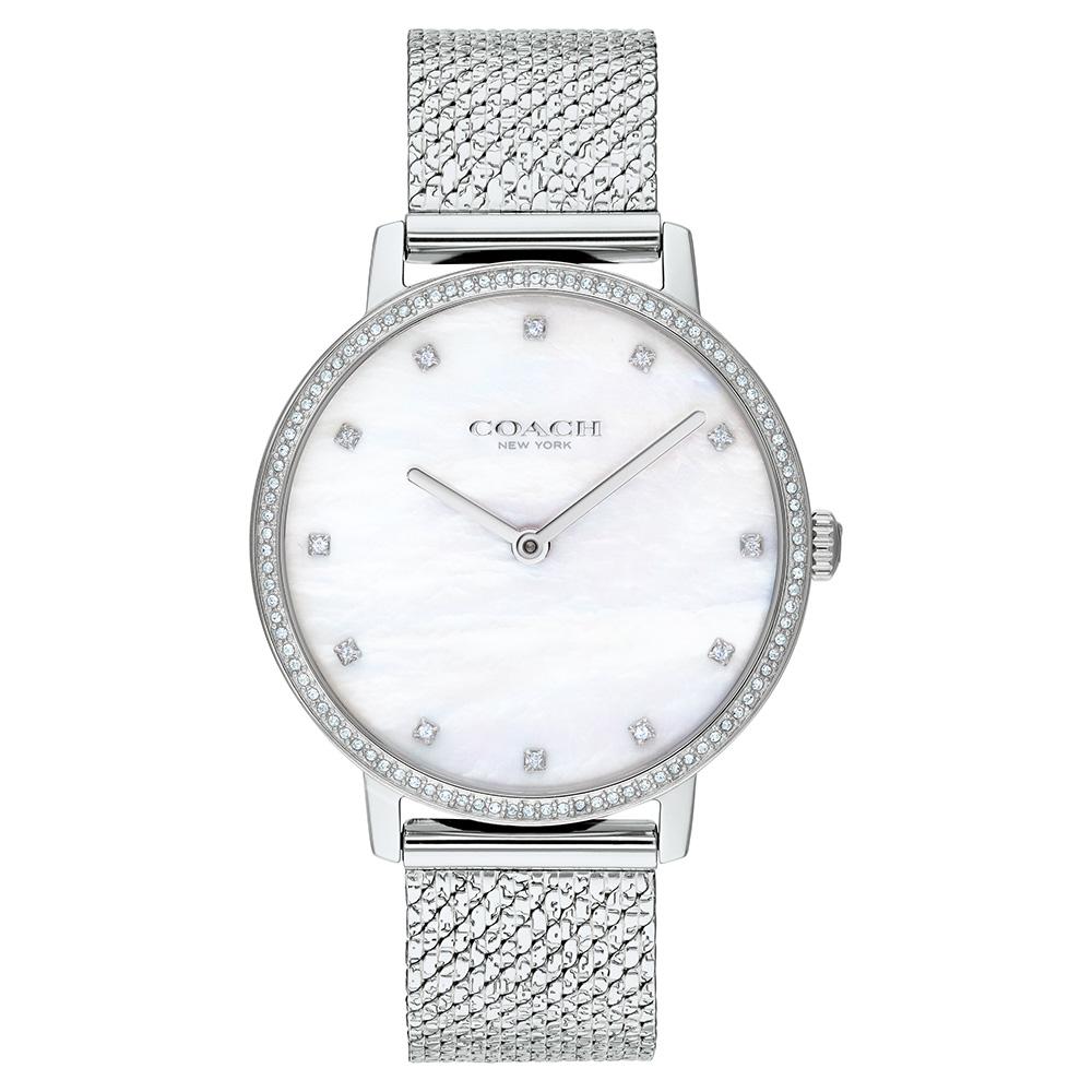 Coach Audrey Silver Mesh Ladies Slim Watch - 14503358