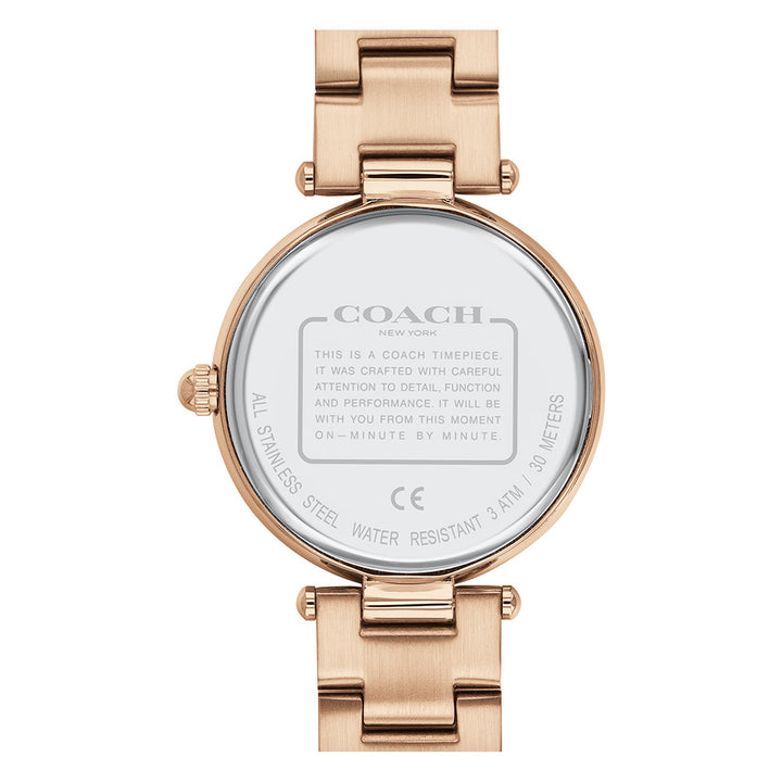 Coach Park Carnation Gold Steel with Crystals Ladies Watch - 14503428