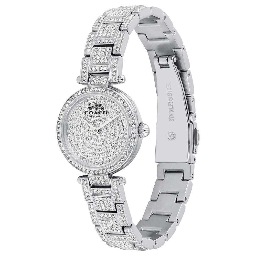 Coach Park Steel with Crystals Ladies Watch - 14503430