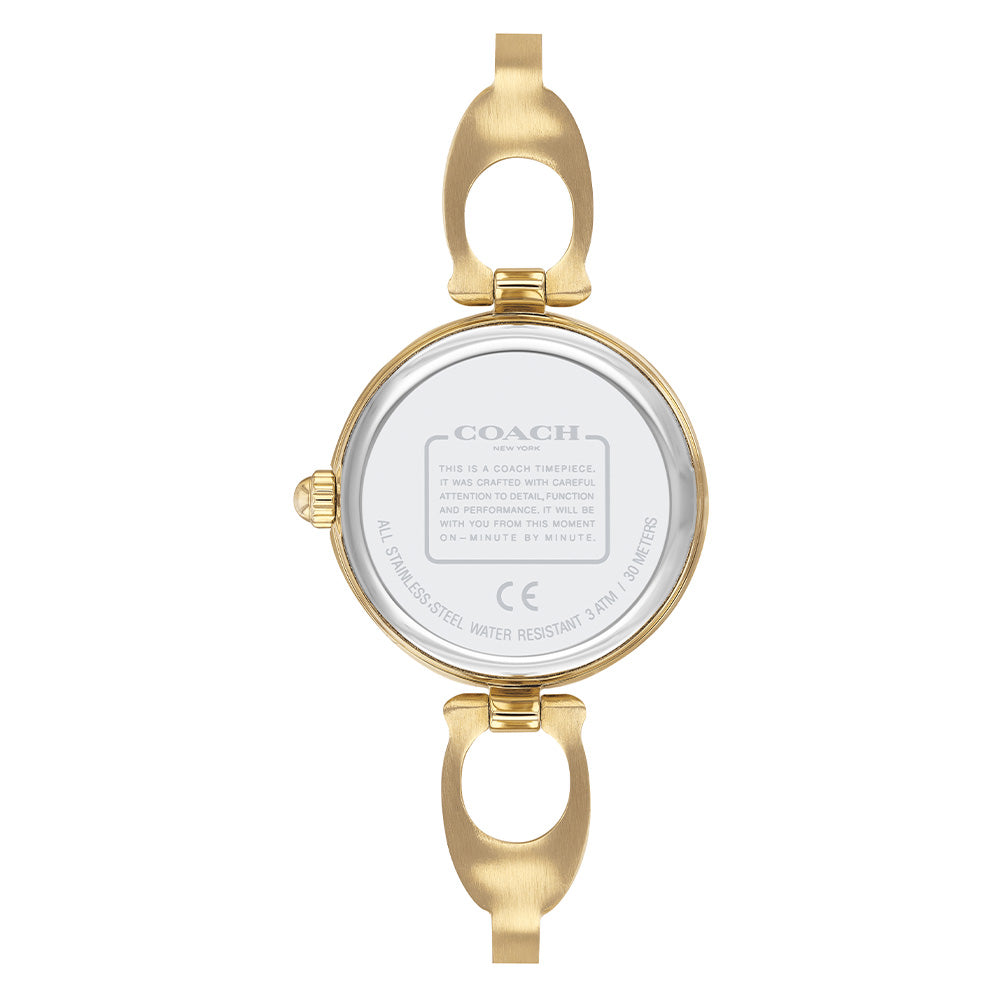 Coach Park Signature C Gold Steel Bangle Ladies Watch - 14503446